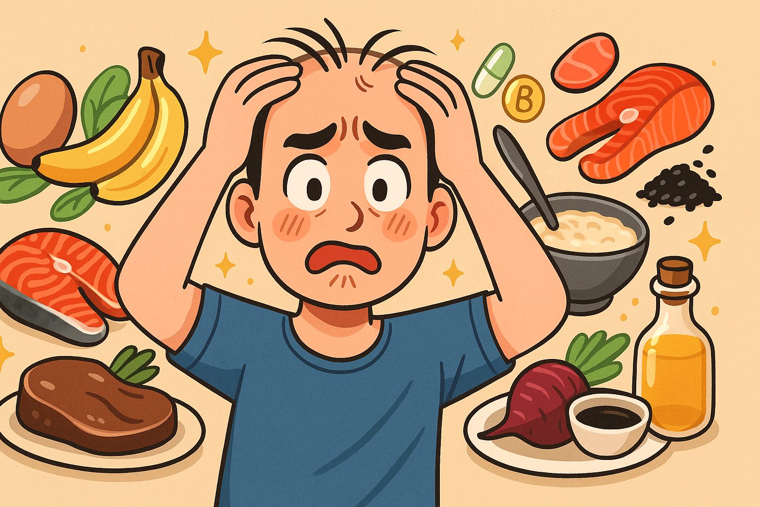 掉髮問題怎麼吃？營養師推薦16種護髮食物與5大關鍵營養素