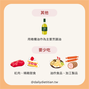 MIND飲食法:油品/要少吃、橄欖油、加工食品、